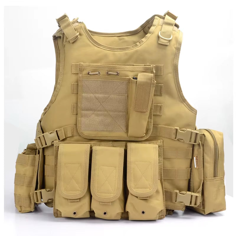 YAKEDA 2019 Tactical Vest Camouflage Body Armor Sports Wear Hunting Molle Bulletproof Black