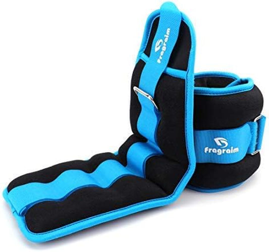 Ankle Weights for Women, Men and Kids - 1/2/3/4/6/8/10/12/15/20 LBS 1 Pair Strength Training Wrist/Leg/Arm Weight with Adjustable Strap for Jogging, Gymnastics, Aerobics, Physical Therapy