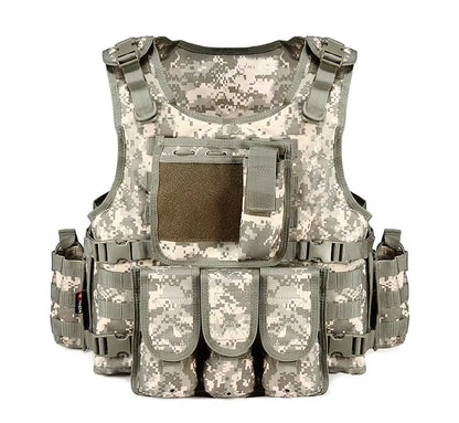 YAKEDA 2019 Tactical Vest Camouflage Body Armor Sports Wear Hunting Molle Bulletproof Black