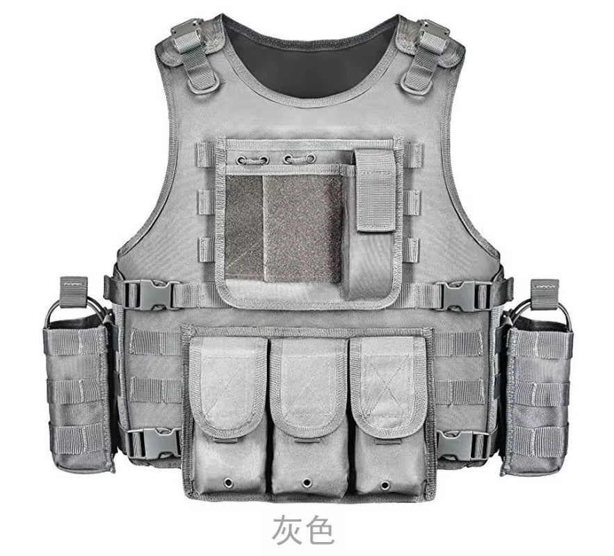YAKEDA 2019 Tactical Vest Camouflage Body Armor Sports Wear Hunting Molle Bulletproof Black